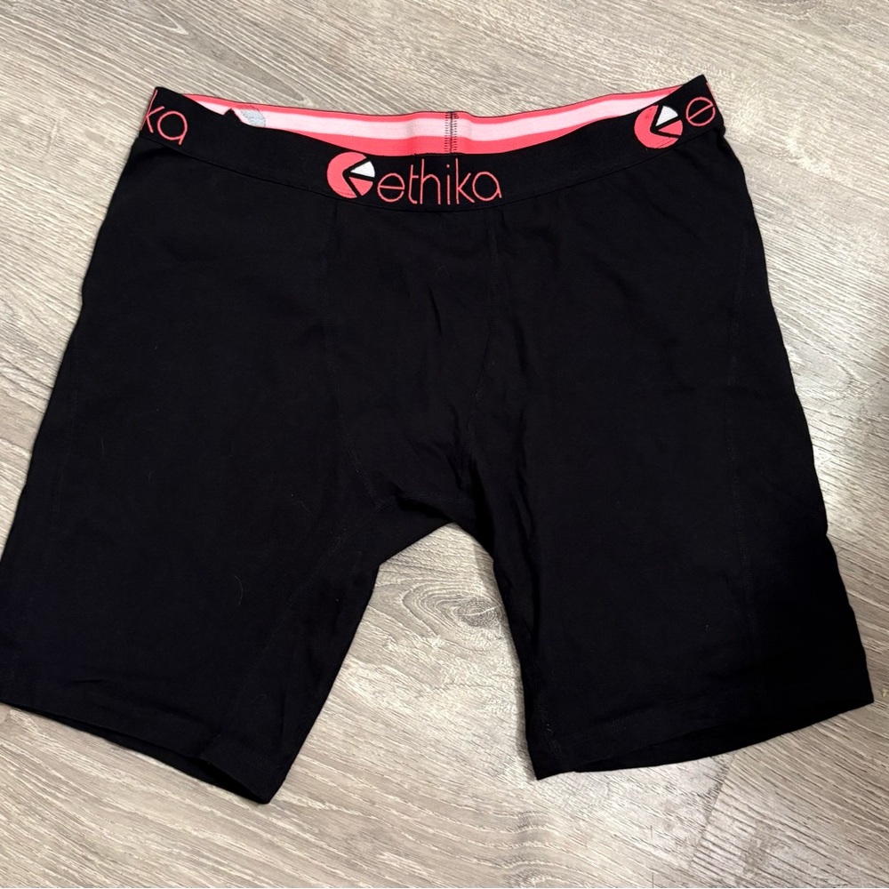 Ethika Black and Pink Boxers